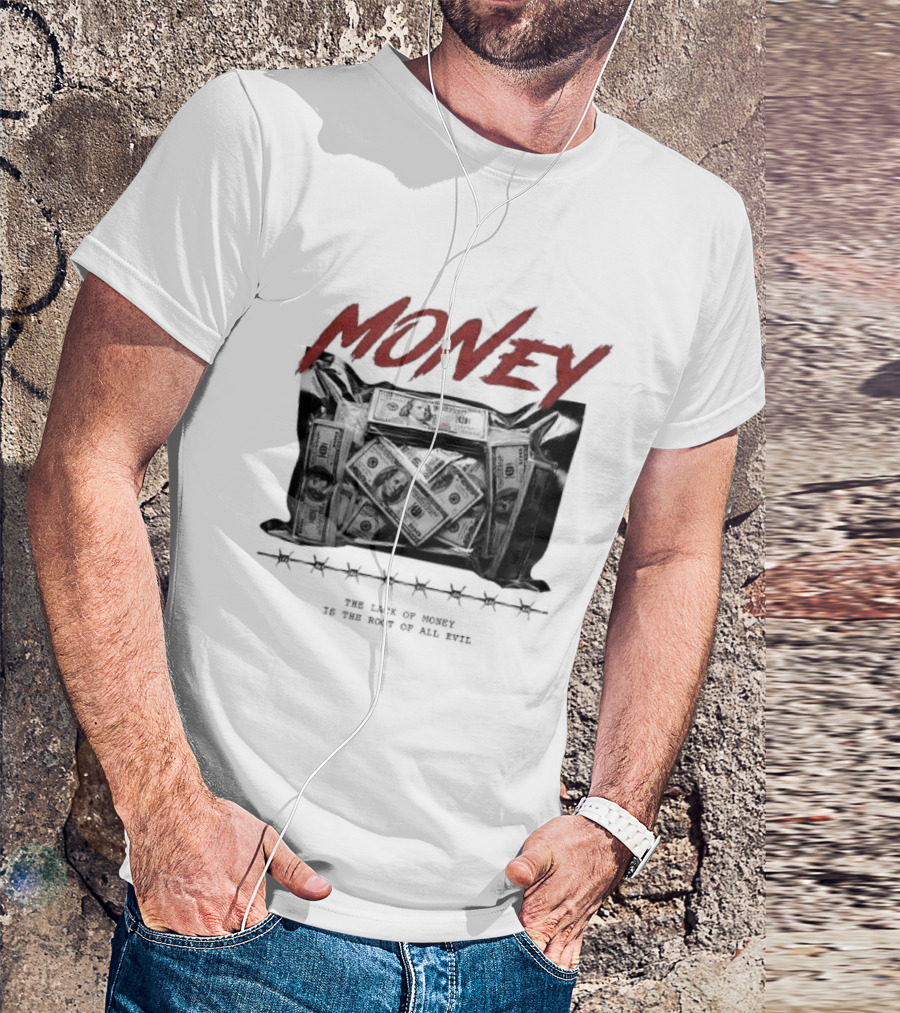 Money The Lack Of Money Is The Root Of All Evil Boombox T-Shirt