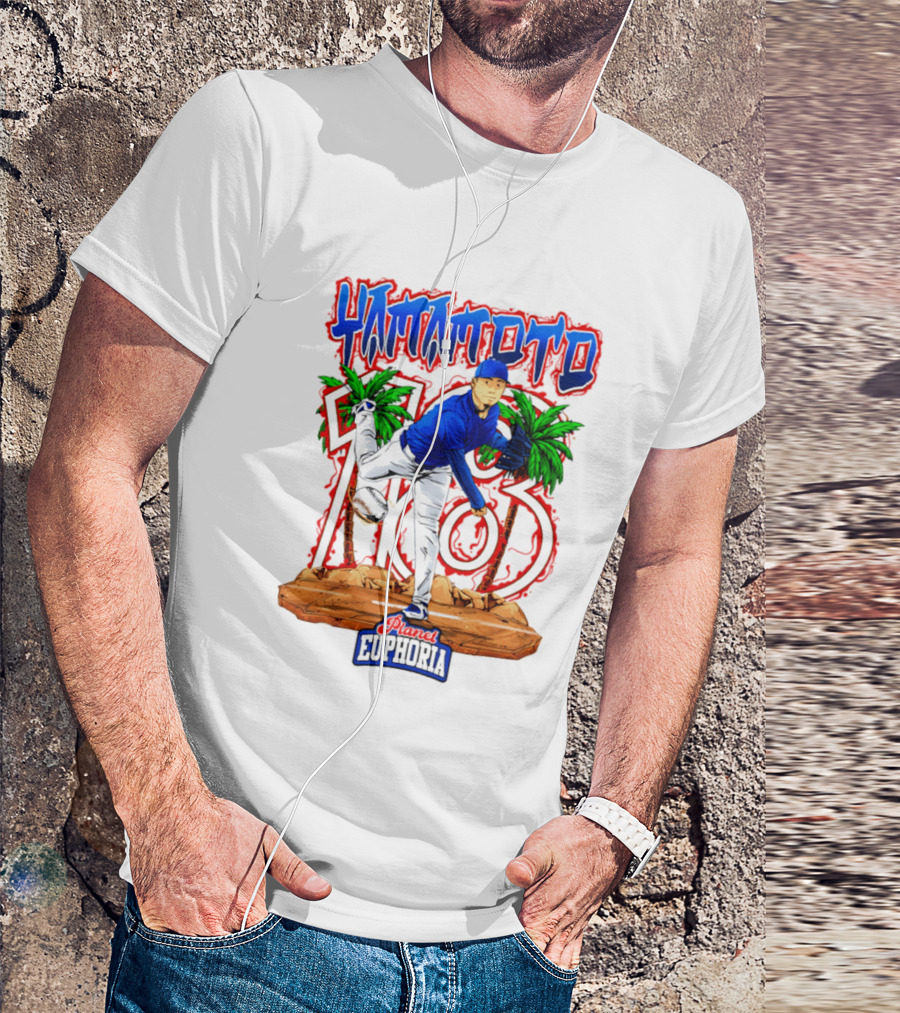 Yamamoto 103 Euphoria Hand Drawn Dodgers T-Shirt