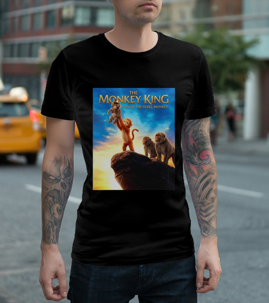 The Monkey King Punch The Fierce Monkey Epic Adventure T-Shirt