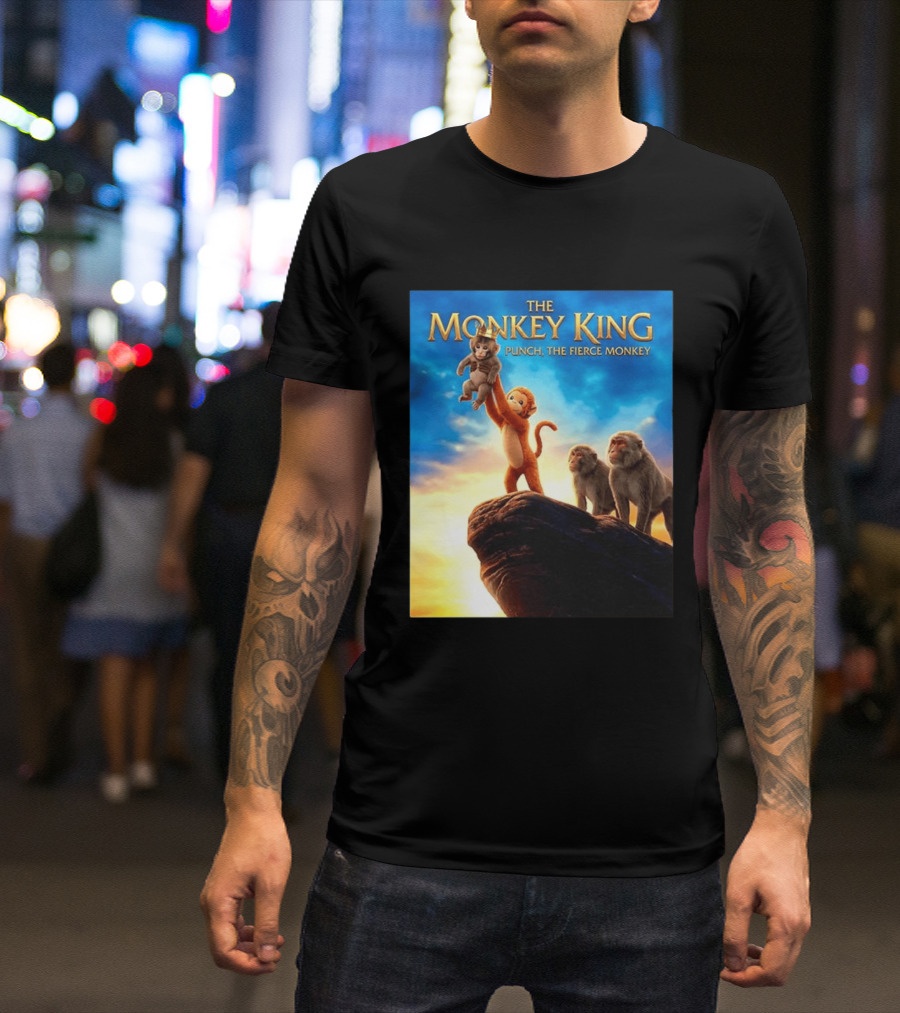 The Monkey King Punch The Fierce Monkey Epic Adventure T-Shirt