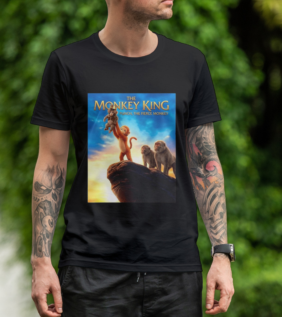 The Monkey King Punch The Fierce Monkey Epic Adventure T-Shirt