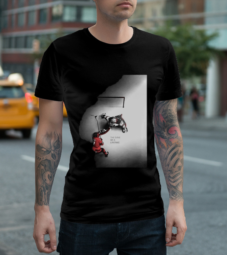 The Save Of A Lifetime Ice Hockey USA Olympics T-Shirt