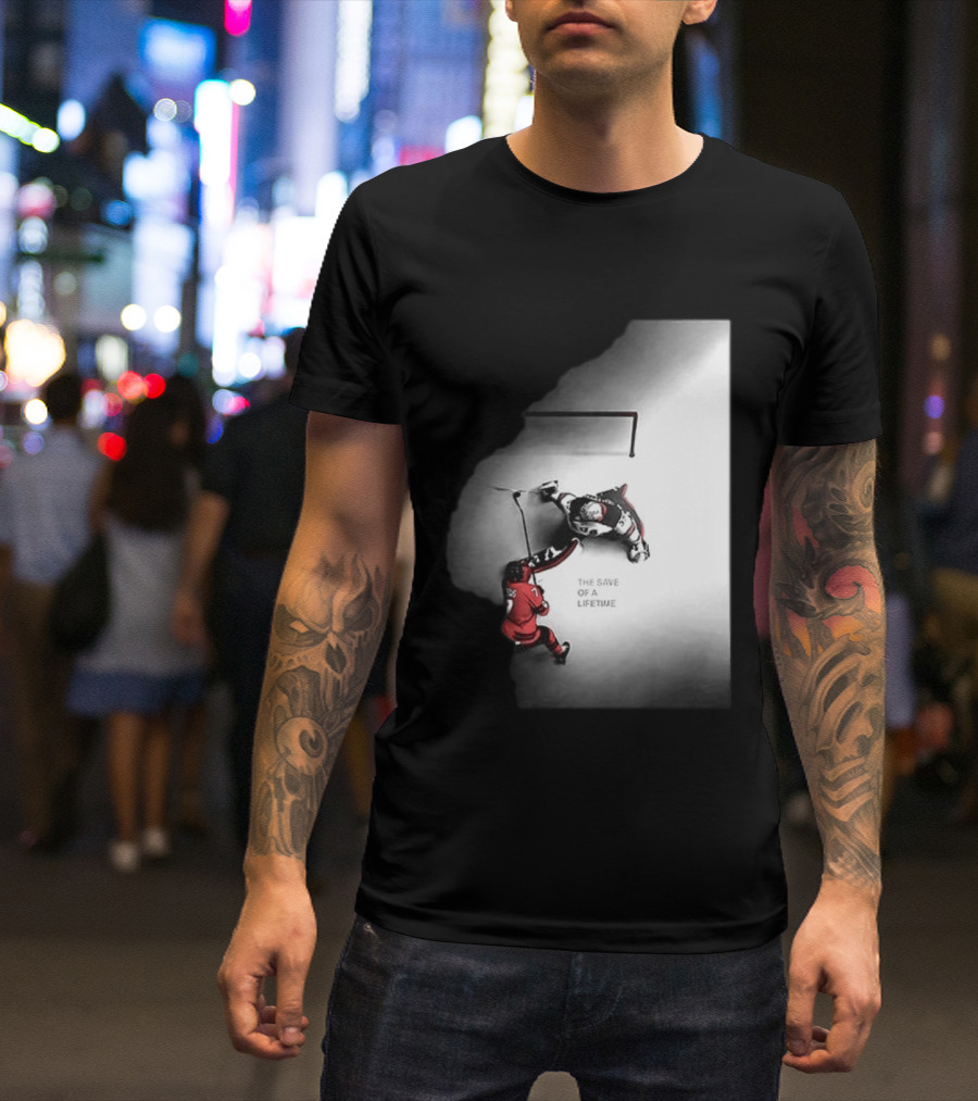 The Save Of A Lifetime Ice Hockey USA Olympics T-Shirt