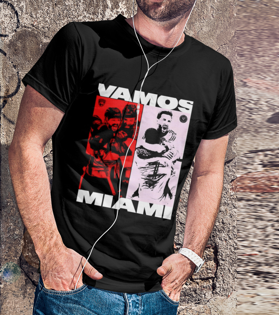 Vamos Miami Soccer Team Celebration Iconic Moments T-Shirt