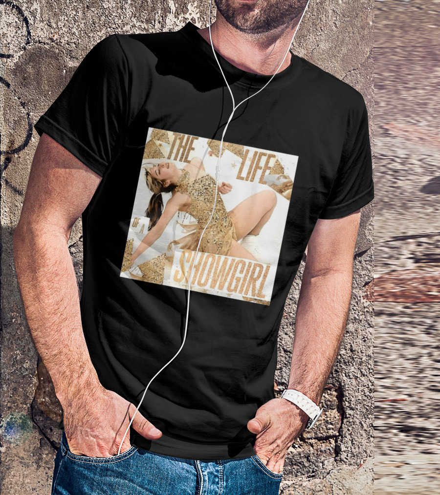 The Life Of A Showgirl Alysa Liu Glamorous Gold Costume Performance T-Shirt