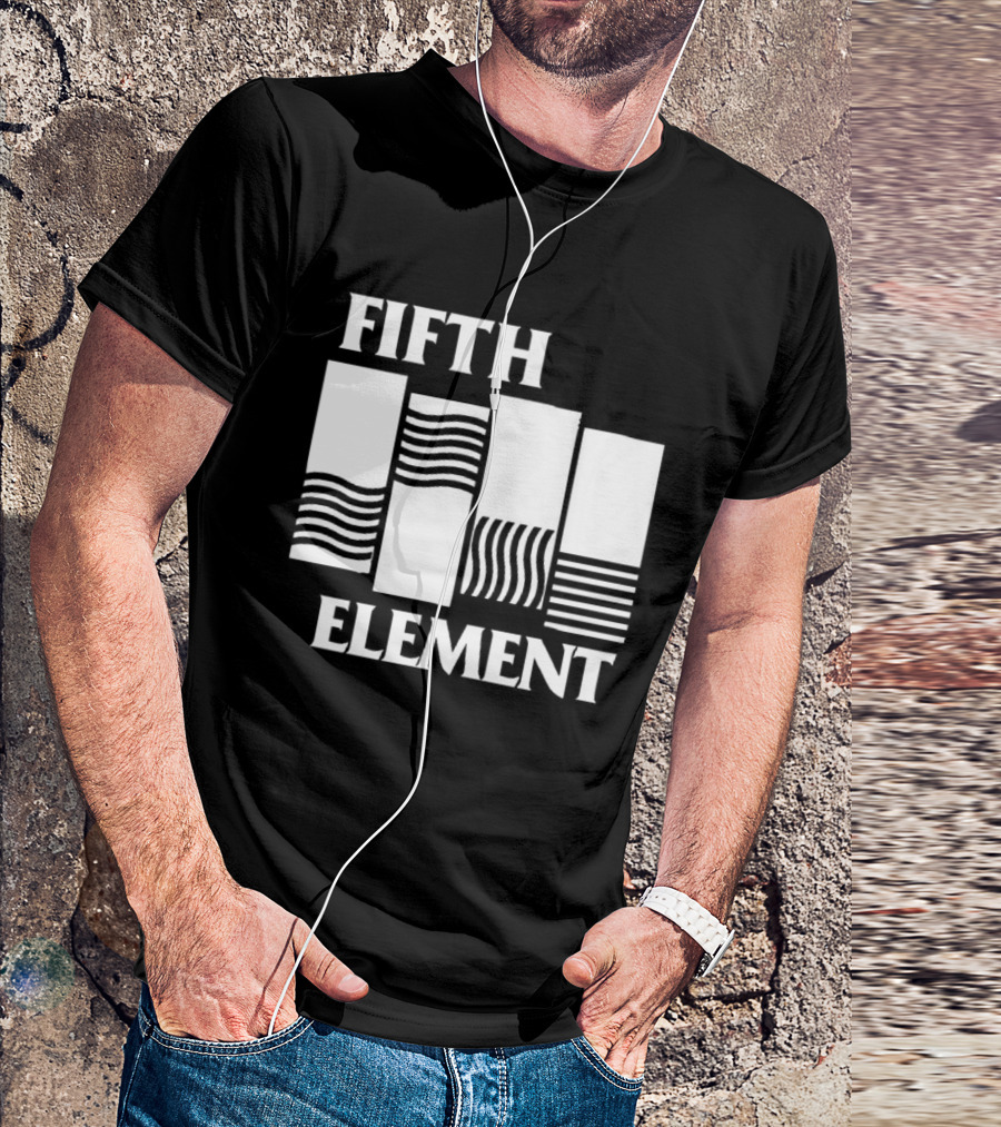 Fifth Element Wavy Flag T-Shirt