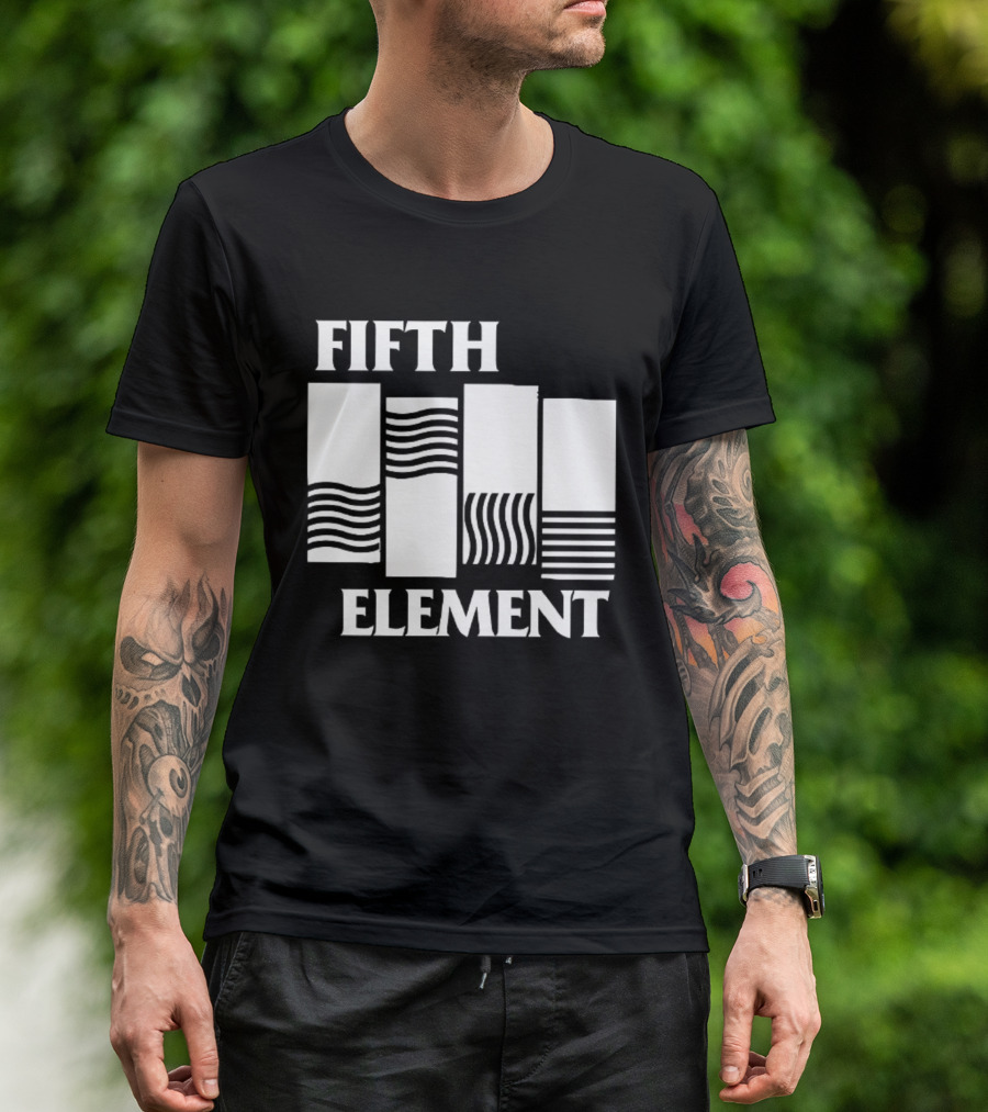 Fifth Element Wavy Flag T-Shirt