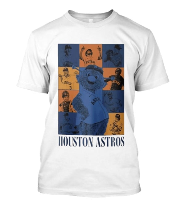 Houston Astros Mascot And Players T-Shirt