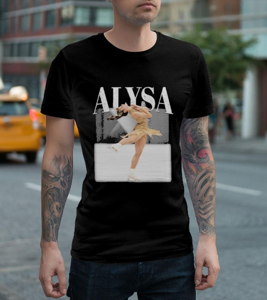 Alysa USA Skating Performance Frozen Moment T-Shirt
