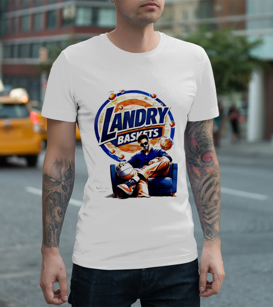 Landry Baskets Basketball Surreal Pop T-Shirt