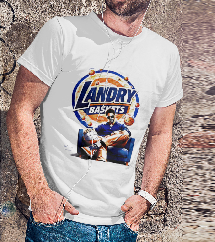 Landry Baskets Basketball Surreal Pop T-Shirt