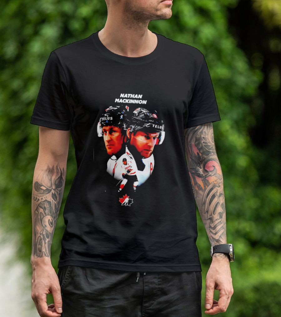 Nathan MacKinnon Canada Hockey Telus Team Maple Leaf T-Shirt