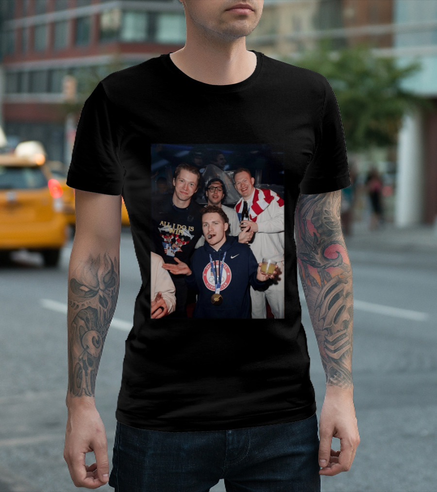 All I Do Is Win USA Men's Olympic Team Celebration T-Shirt