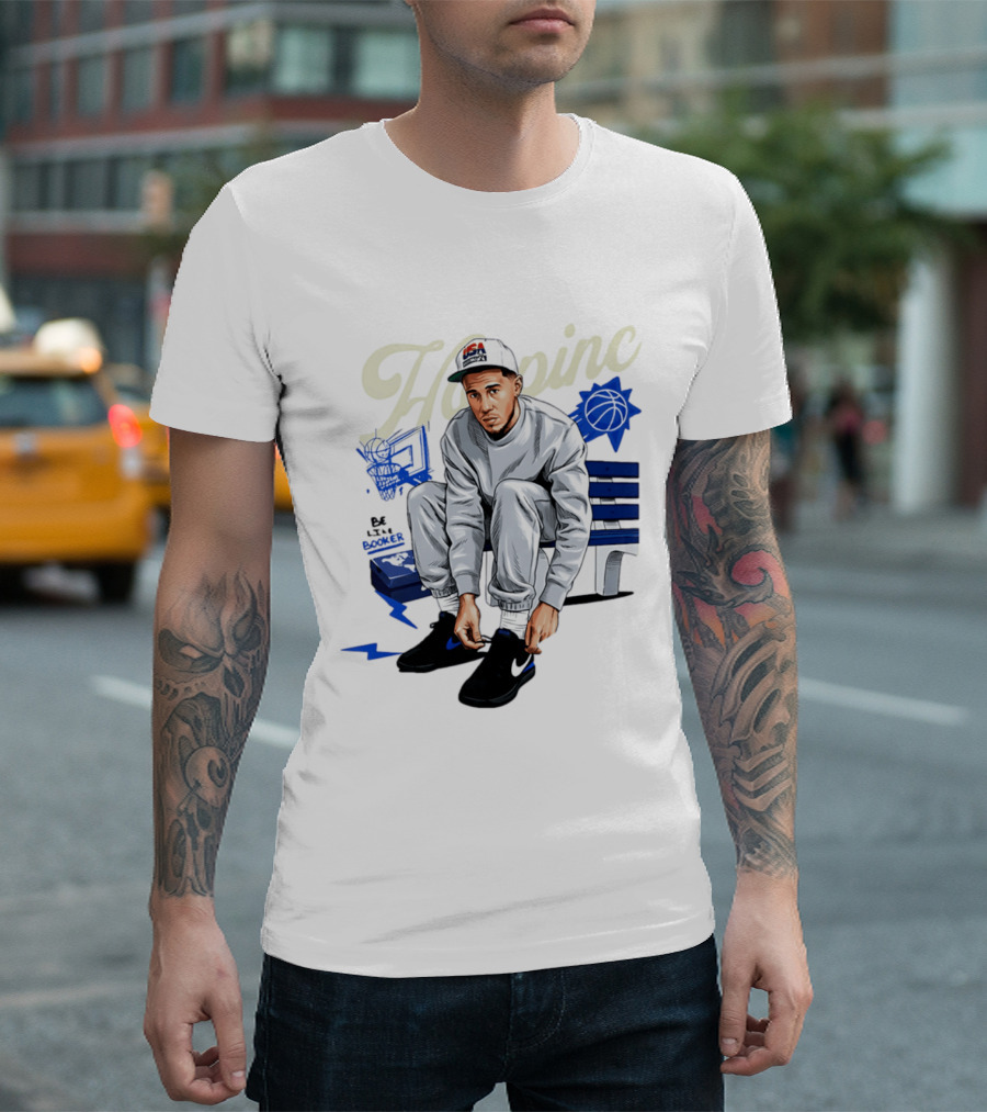 Hooping USA Basketball Player Be Like Book Bench Sneakers T-Shirt