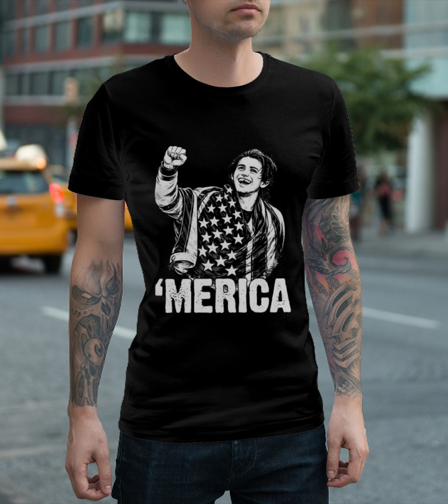 Jack Hughes Merica 2026 Olympic Gold Medal Team USA Hockey T-Shirt