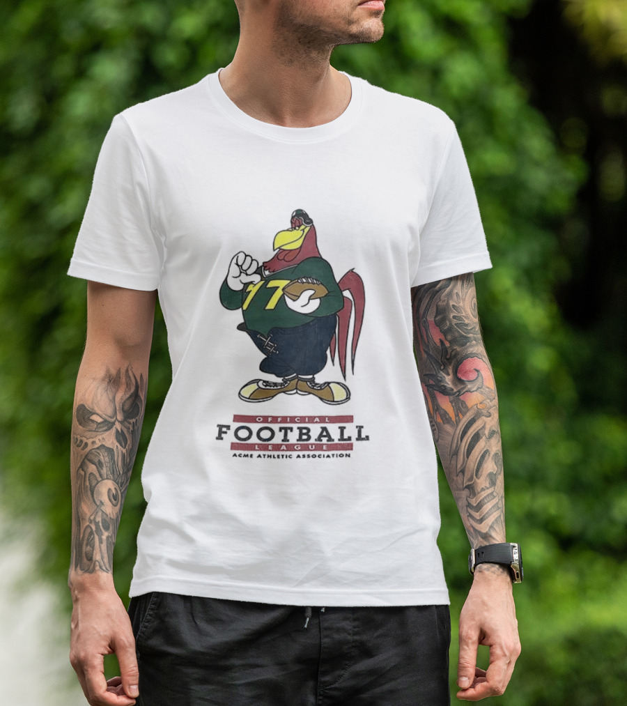 ACME Athletic Association Football League Rooster 77 T-Shirt
