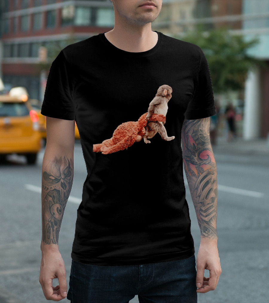 Punch Kun Monkey Meme Baby Toy Duo T-Shirt
