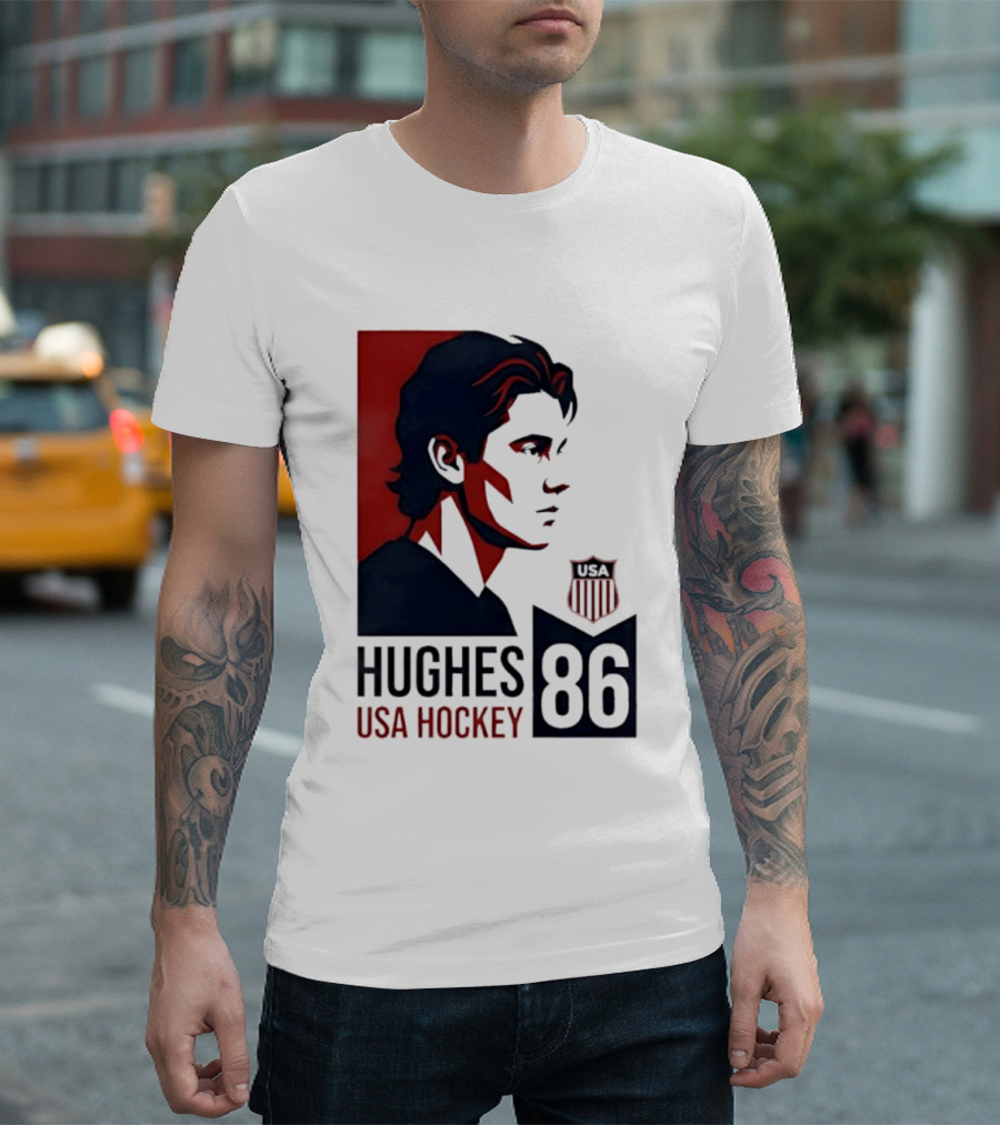 Hughes USA Hockey 86 Winter Olympic Team 2026 T-Shirt