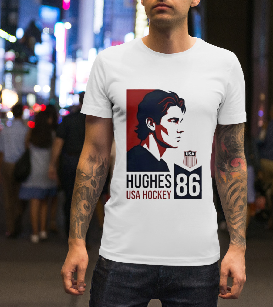 Hughes USA Hockey 86 Winter Olympic Team 2026 T-Shirt