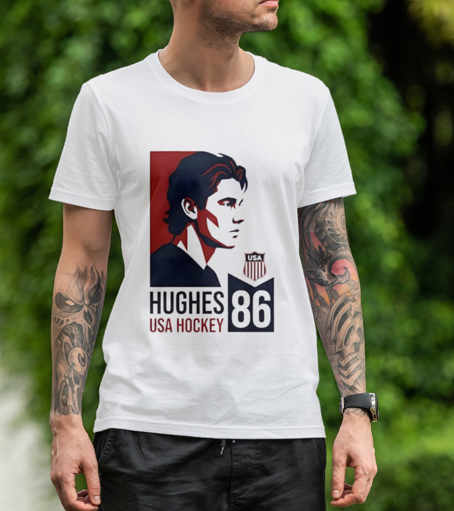 Hughes USA Hockey 86 Winter Olympic Team 2026 T-Shirt