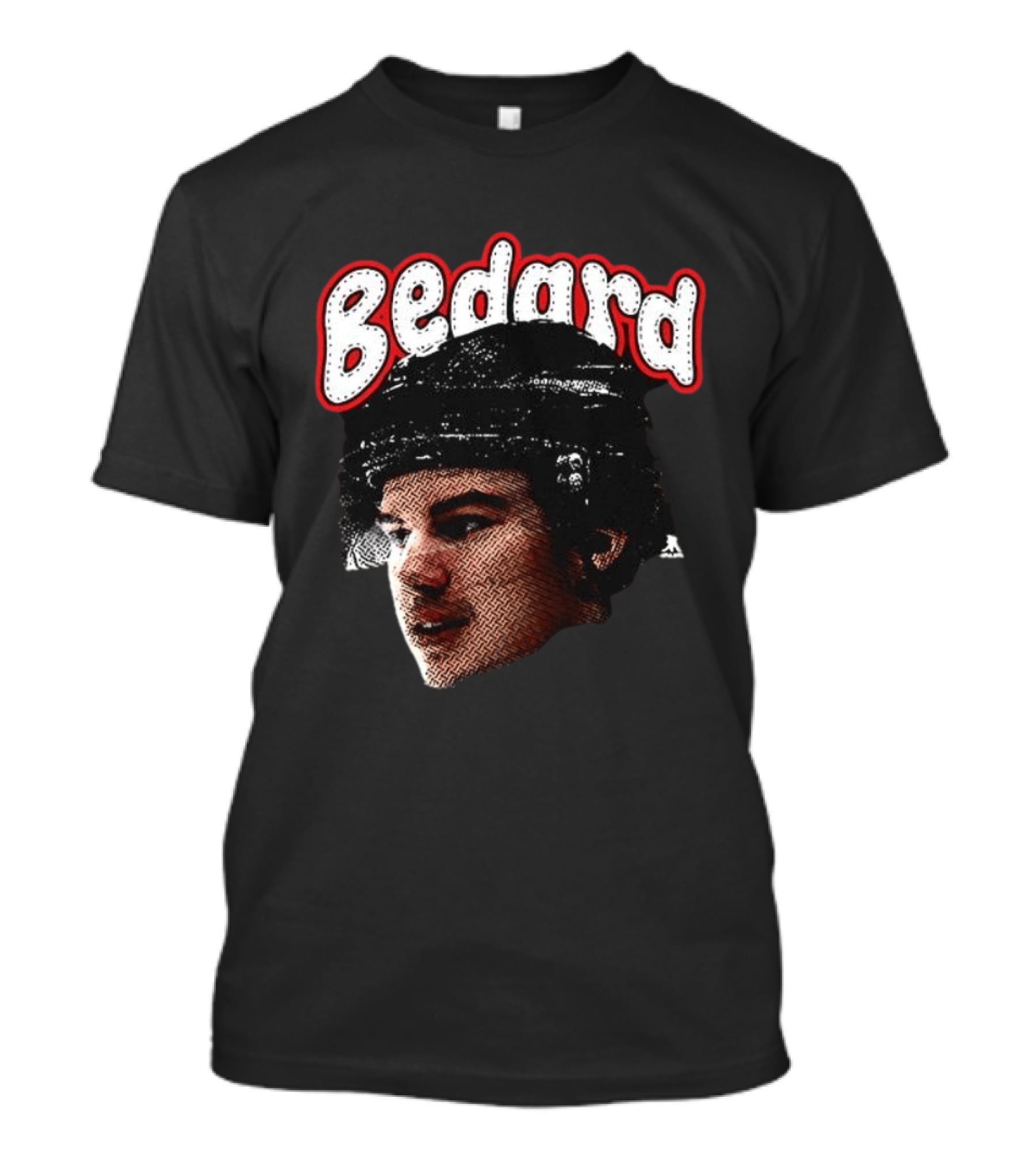Connor Bedard Chicago Blackhawks Hockey Big Face T-Shirt