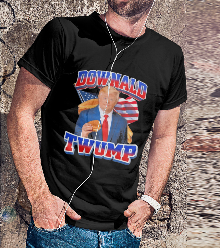 Downald Twump American Flag Toast Staple T-Shirt
