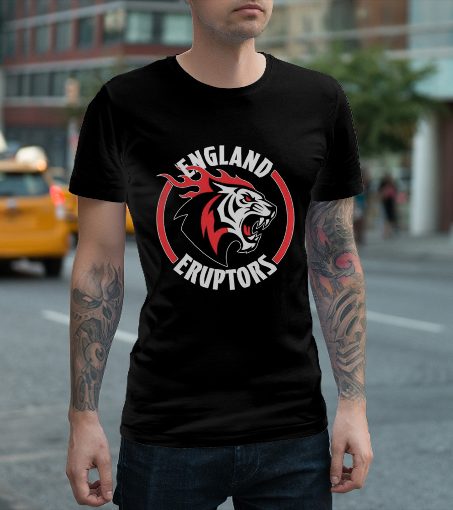 England Eruptors International Arena Football Lion T-Shirt