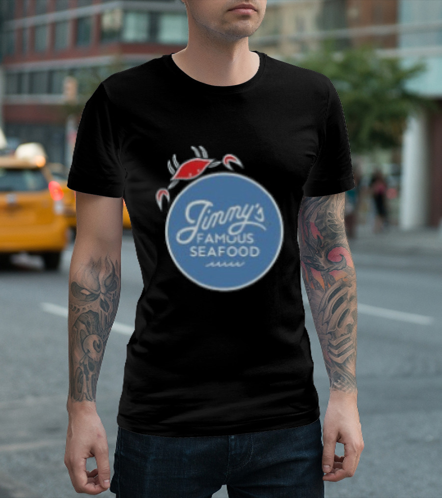 Jimmy's Famous Seafood Go Fuck Yourself Red Crab Circular Motif T-Shirt