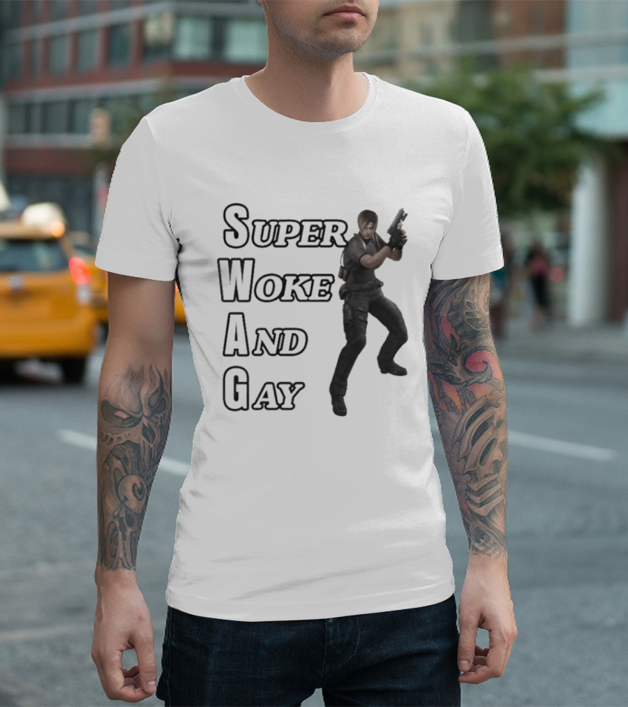 Super Woke And Gay SWAG Leon T-Shirt