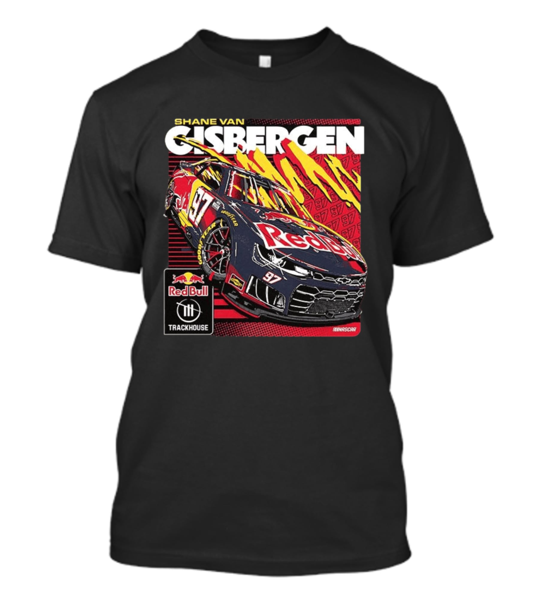 Shane Van Gisbergen 97 Red Bull Trackhouse NASCAR T-Shirt