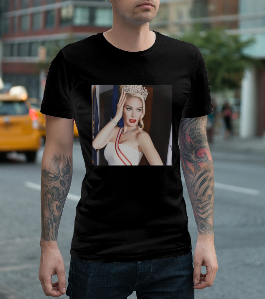 Heidi Montag Spencer Pratt Beauty Queen Crown Elegance T-Shirt