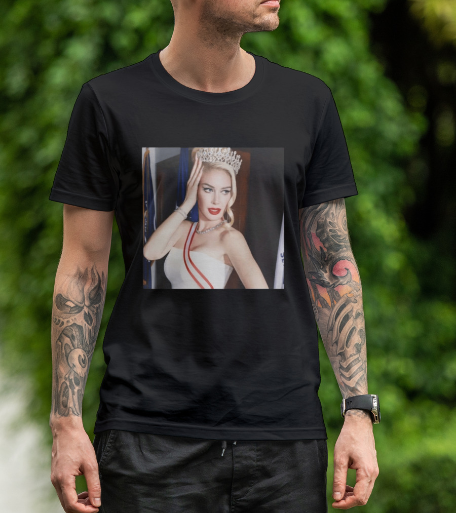 Heidi Montag Spencer Pratt Beauty Queen Crown Elegance T-Shirt