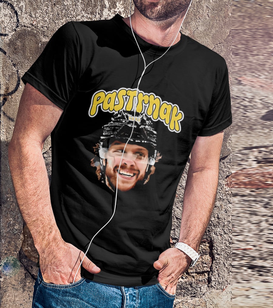David Pastrnak Boston Bruins Big Head PASTRNAK T-Shirt
