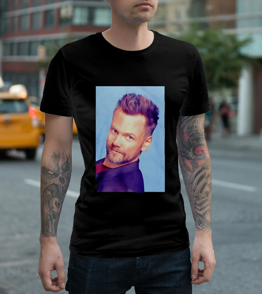 Joel McHale Blue T-Shirt