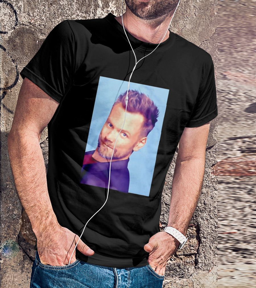 Joel McHale Blue T-Shirt