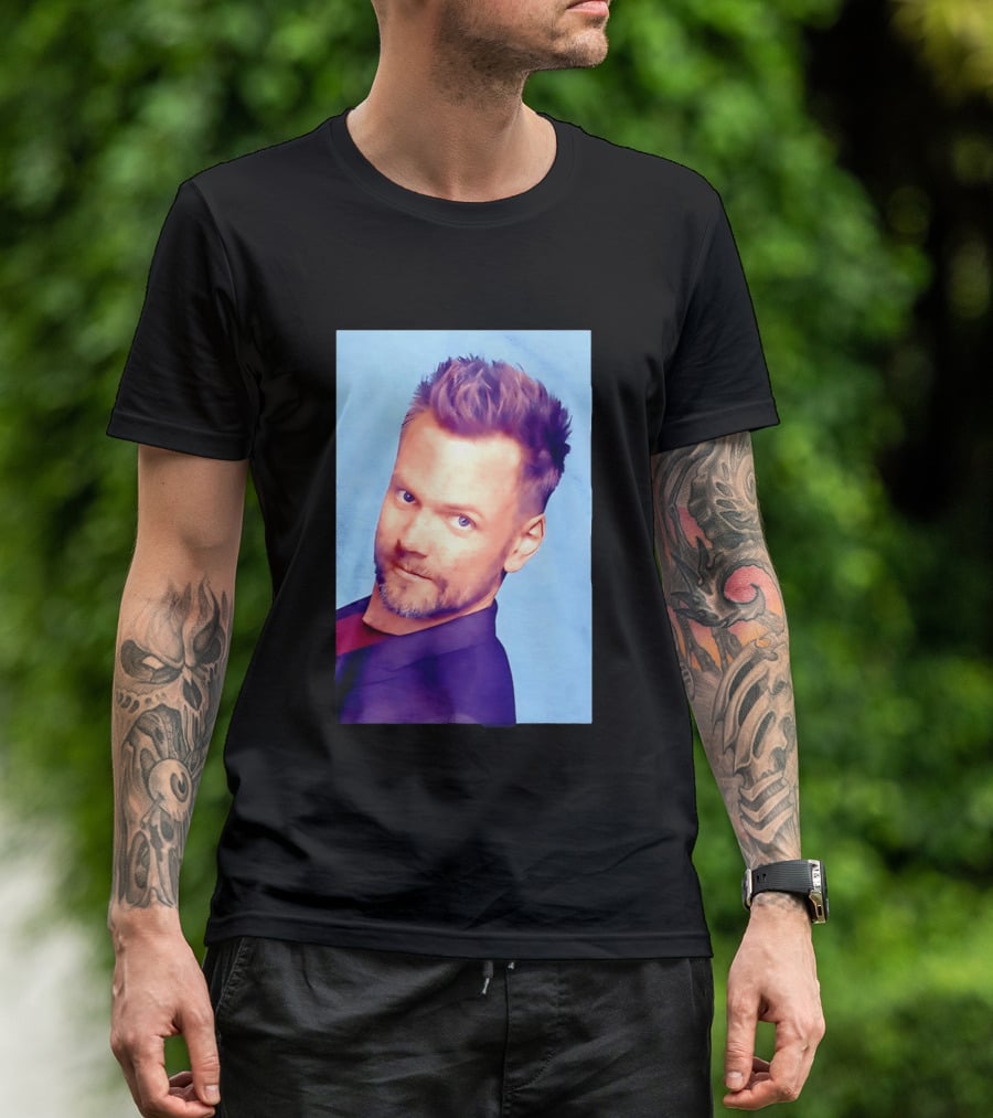 Joel McHale Blue T-Shirt