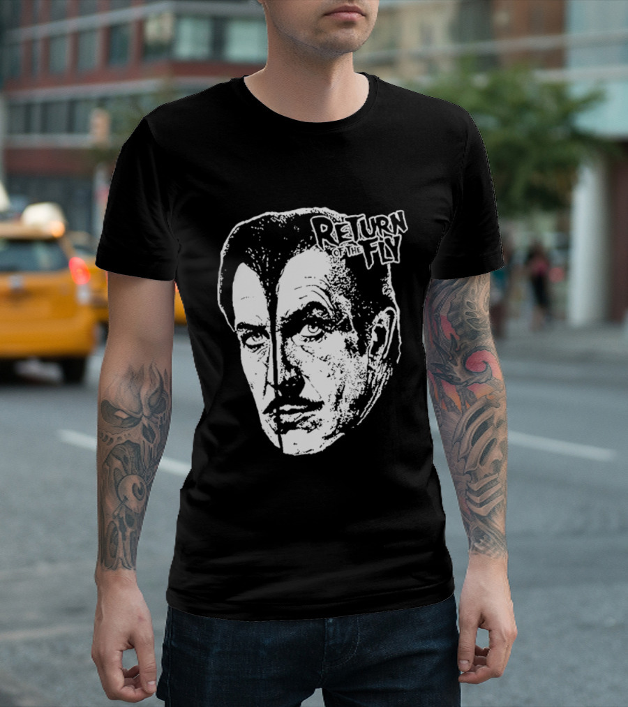 Return of the Fly Vintage Horror Face T-Shirt