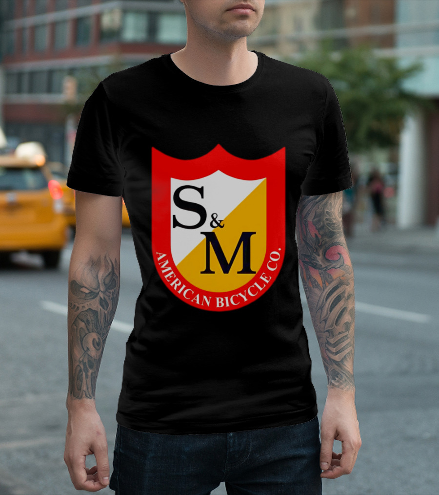 S&M American Bicycle Co Shield T-Shirt