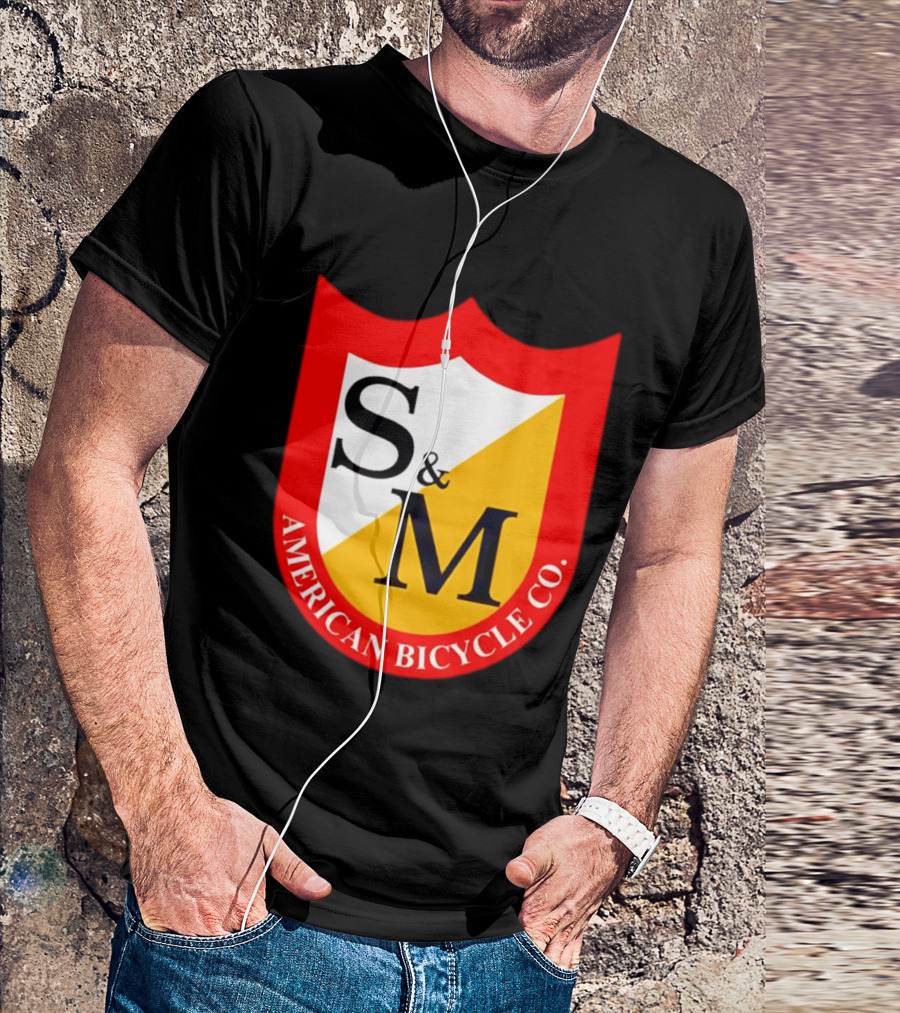 S&M American Bicycle Co Shield T-Shirt