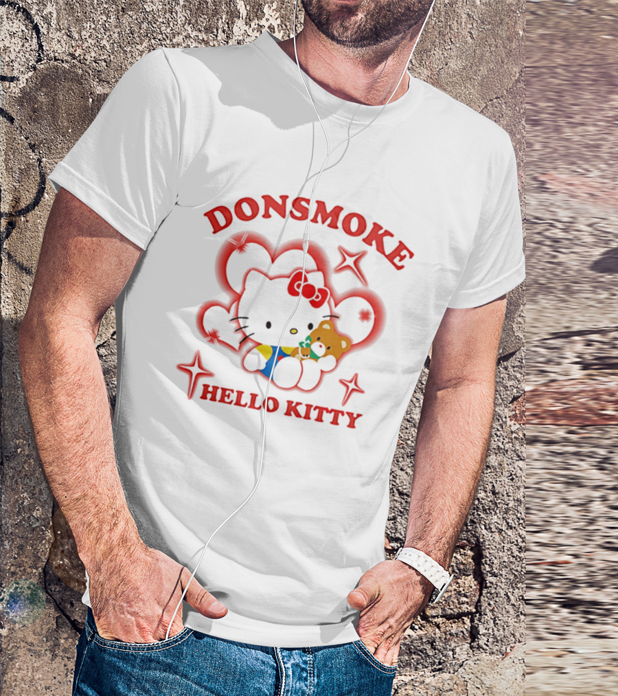 Hello Kitty Sanrio Family Don Smoke T-Shirt