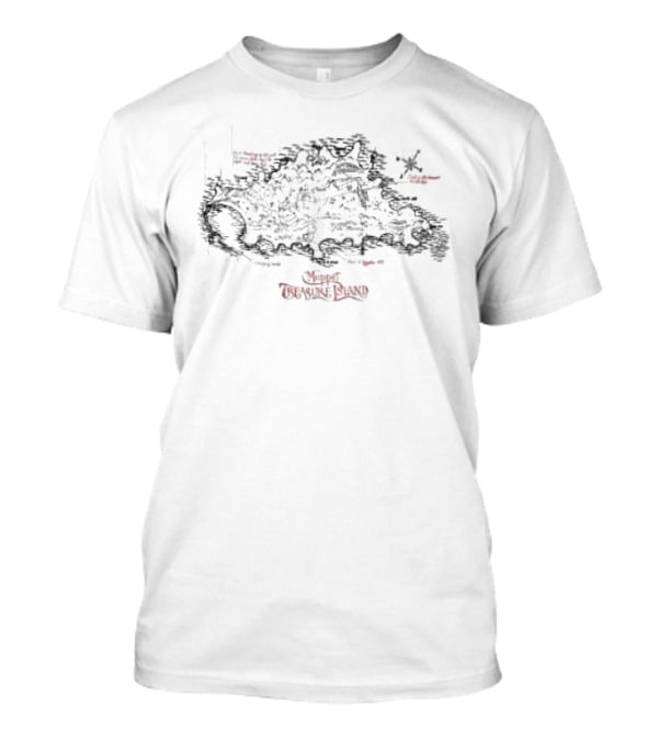 Muppet Treasure Island Map Adventure Disney True Friendship Kermit Jim Henson T-Shirt