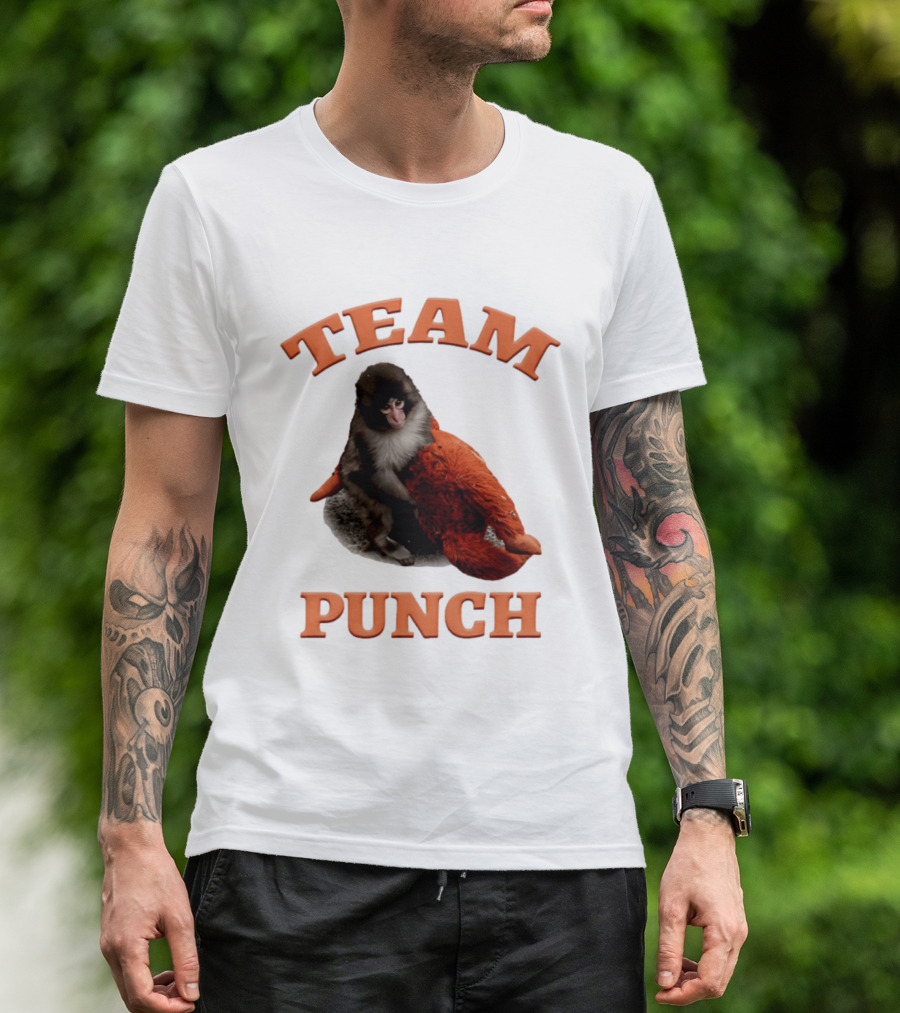 Team Punch Monkey 2026 Collage T-Shirt