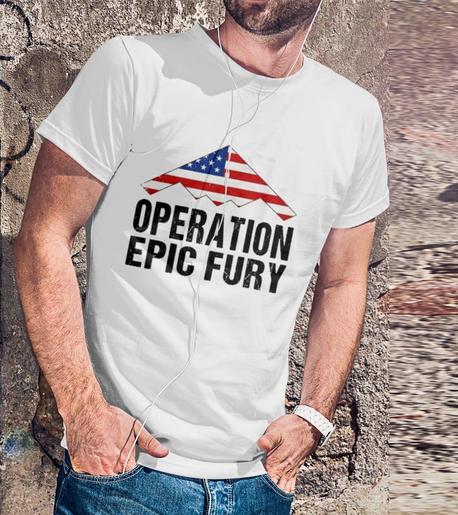 Operation Epic Fury American Flag Patriotic T-Shirt