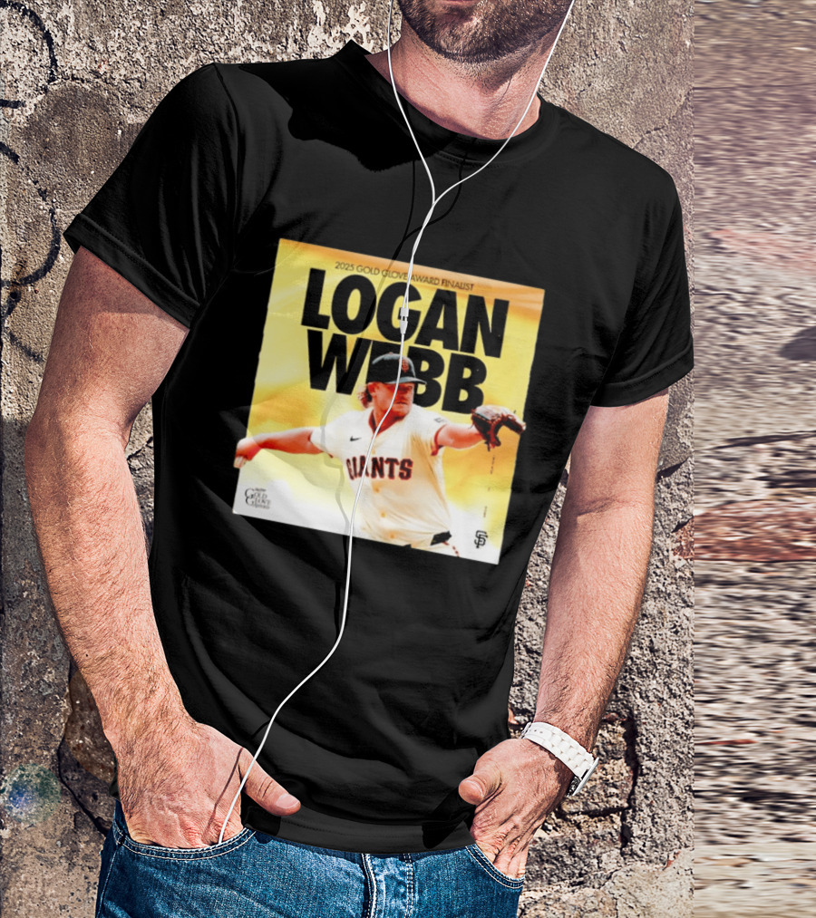 2025 Gold Glove Award Finalist Logan Webb Giants T-Shirt