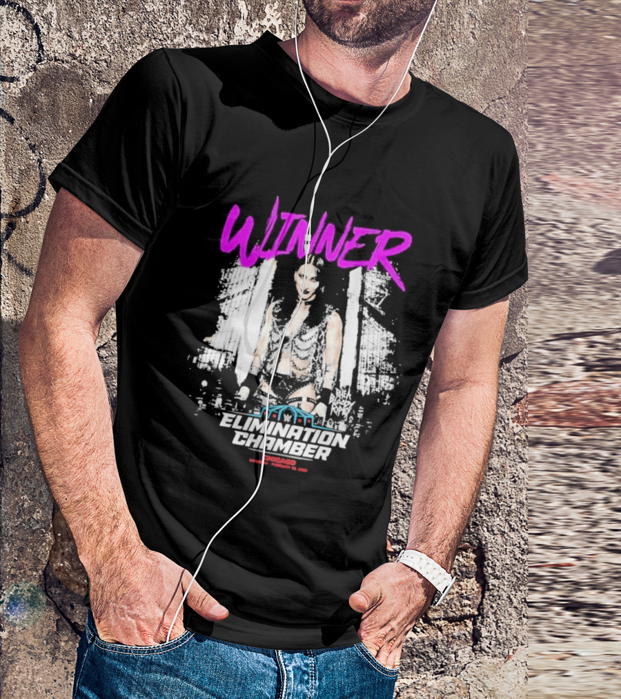 Rhea Ripley Elimination Chamber 2026 Winner Champion T-Shirt
