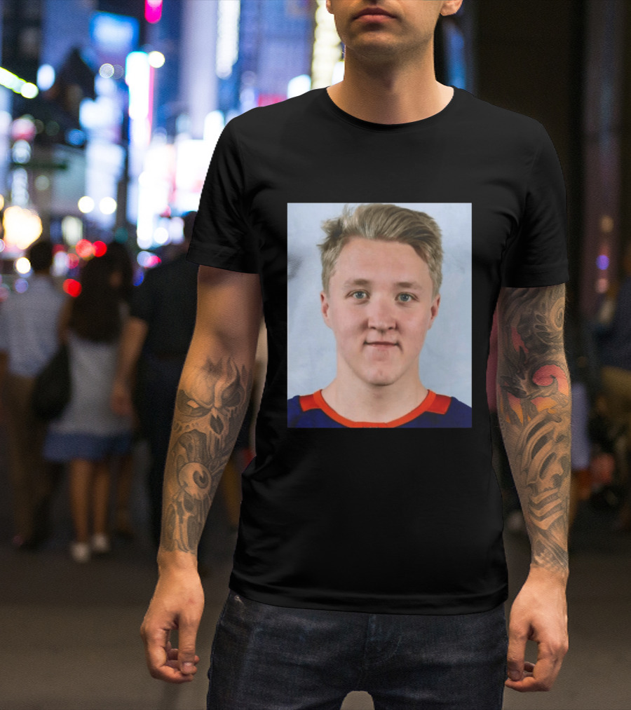 Simon Holmstrom New York Islanders Profile Player T-Shirt