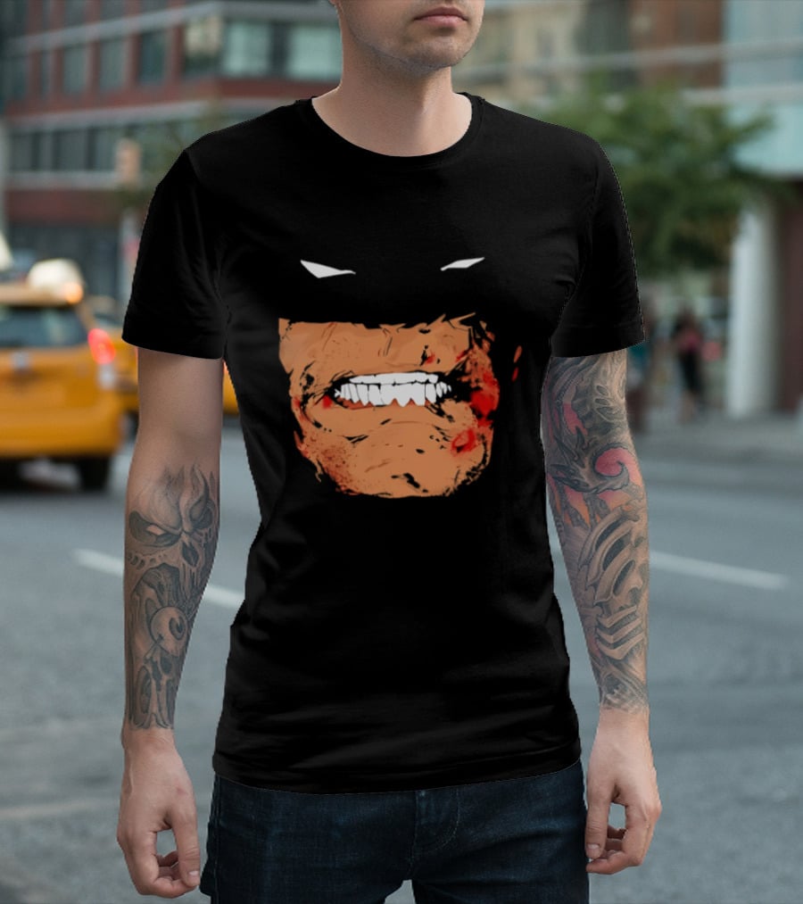 Batman Full Face Fierce Expression T-Shirt