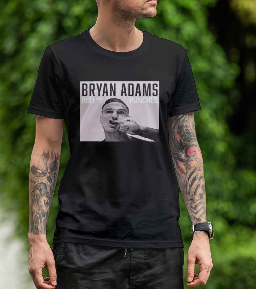 Bryan Adams Roll With The Punches Tour 2026 Dates T-Shirt