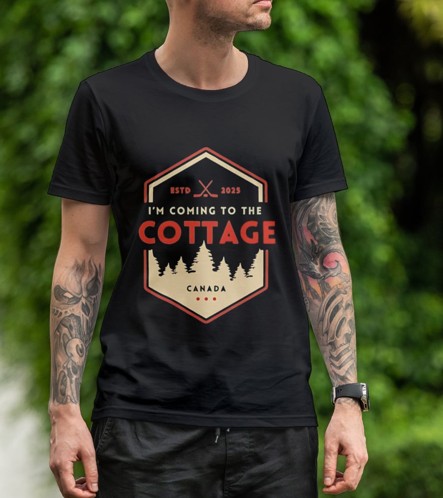 I'm Coming To The Cottage ESTD 2025 Canada Hockey T-Shirt