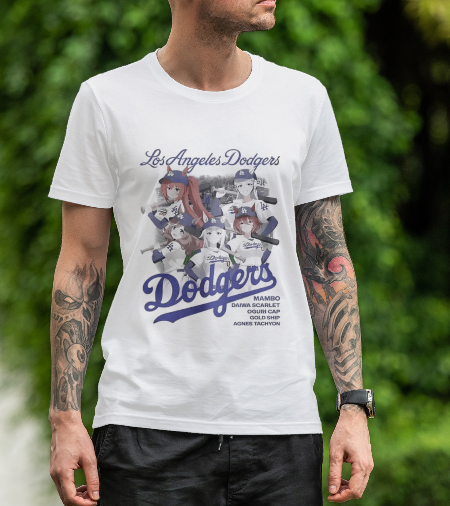 Los Angeles Dodgers Uma Musume Collaboration T-Shirt